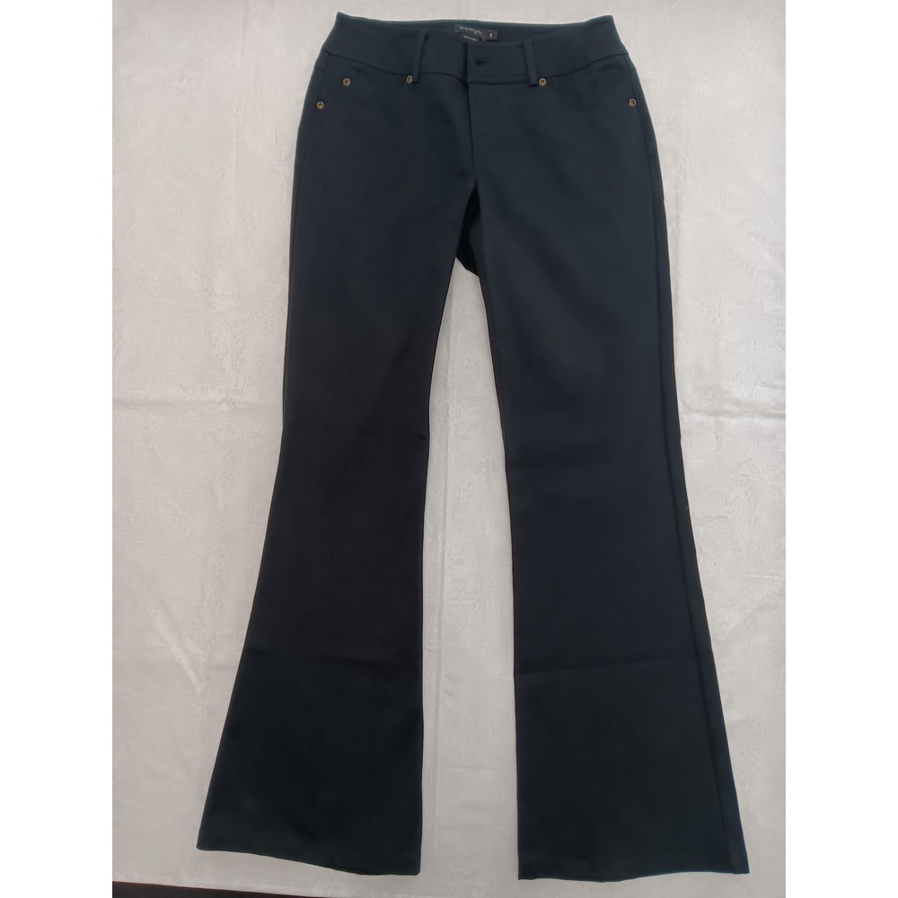 Womyn Twisted Sister Black Flare Bootcut Pants Womens Size 6 Made in USA NWOT